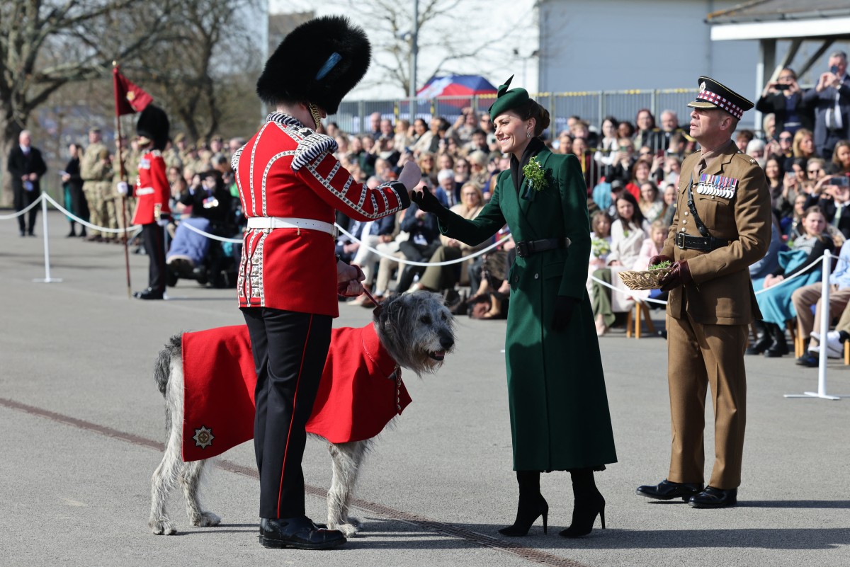 كيت ميدلتون في احتفالات عيد القديس باتريك (أ.ف.ب)