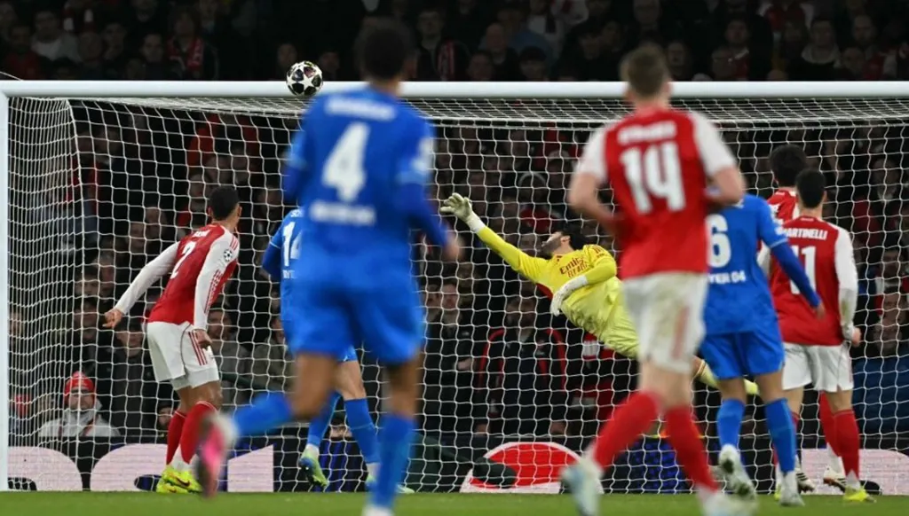 آرسنال يواجه سبورتينغ في ربع نهائي دوري أبطال أوروبا