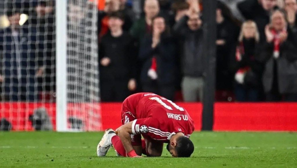 محمد صلاح. (أ ف ب)