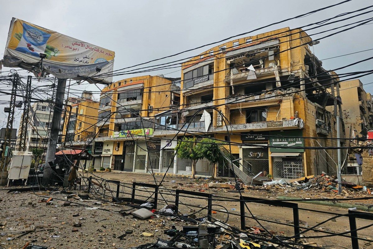 حارة حريك في الضاحية الجنوبية لبيروت. (أ ف ب)