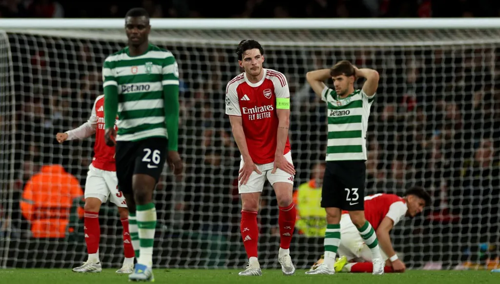 أرسنال في المربع الذهبي لدوري أبطال أوروبا ورسالة قوية من رايس