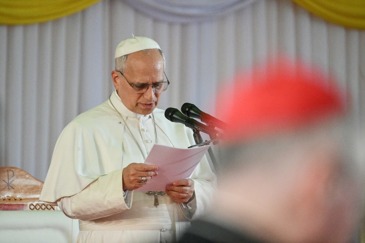 البابا لاوون الرابع عشر (أ ف ب). 