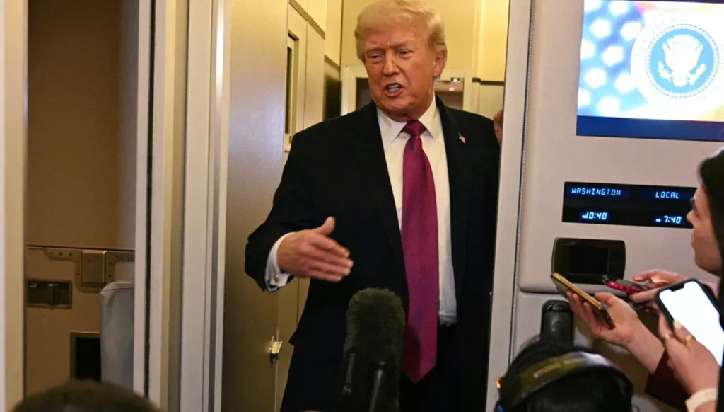 Trump links Iran nuclear deal prospects to continued pressure and uranium transfer plan