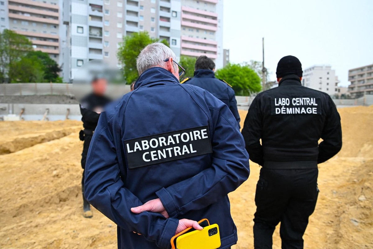 موقع التفجير. (أ ف ب)