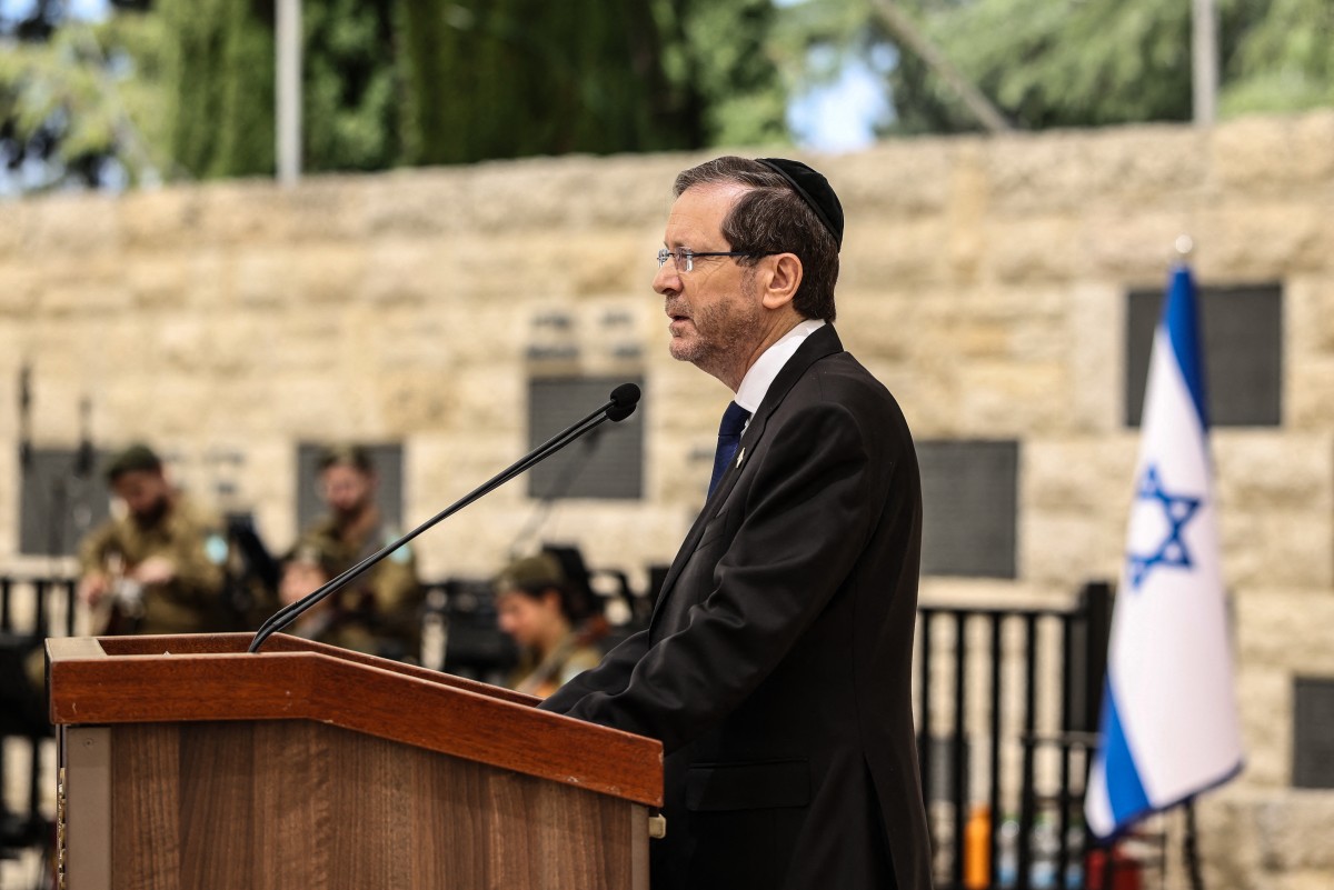 إسحاق هرتسوغ. (أ ف ب)