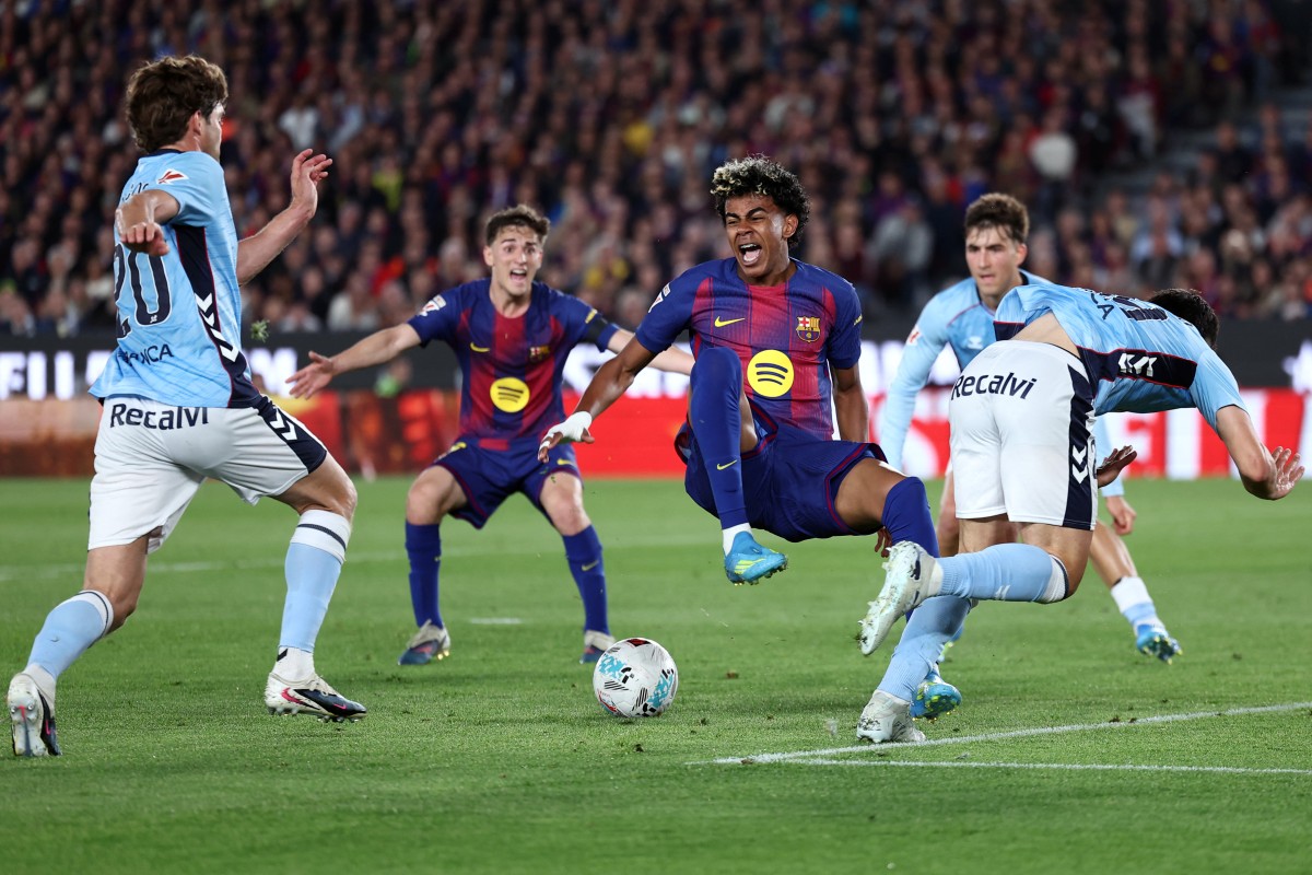 لامين يامال. (أ ف ب)