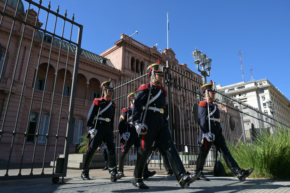 القصر الرئاسي. (أ ف ب)