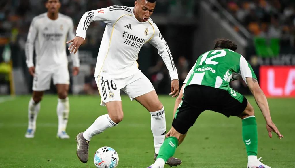 من المباراة. (أ ف ب) 