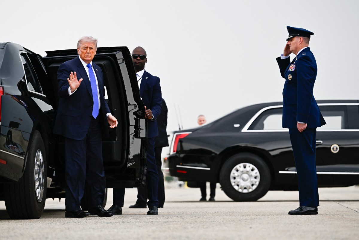 ترامب. (أ ف ب)