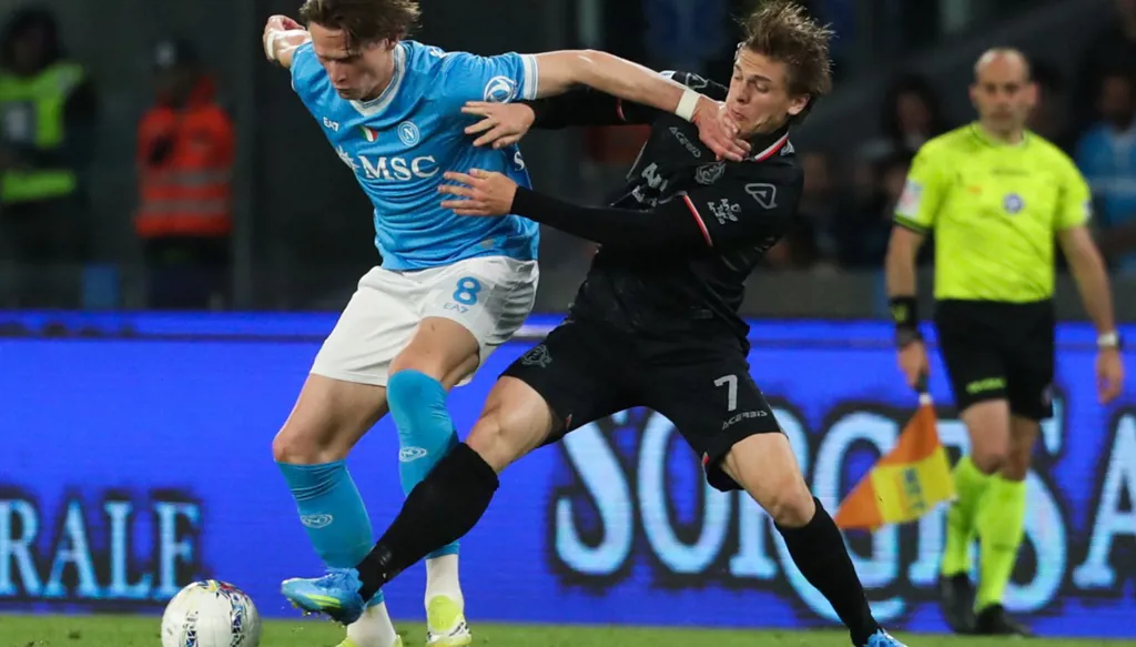 من المباراة. (أ ف ب) 