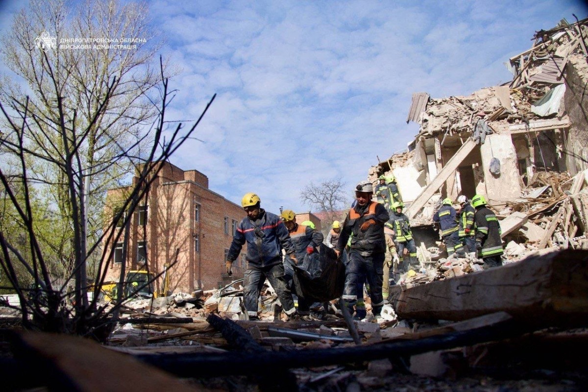 أضرار في أوكرانيا. (أ ف ب)