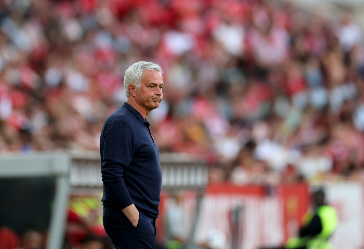 المدرب جوزيه مورينيو. (أ ف ب)