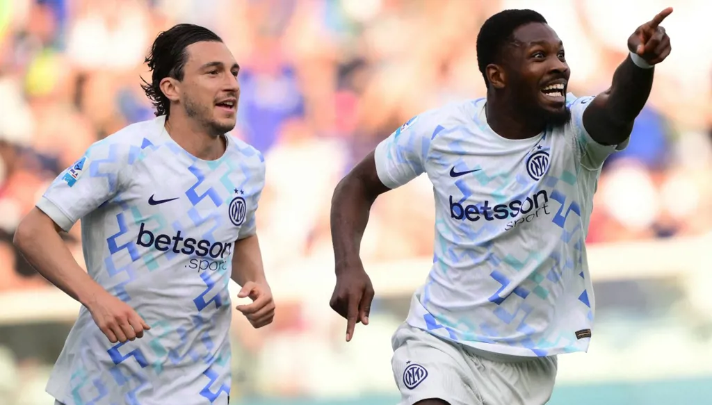 من مباراة إنتر وتورينو في الدوري الإيطالي. (أ ف ب)