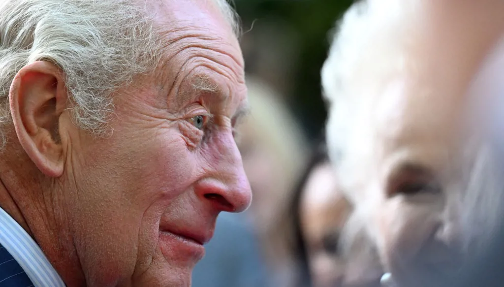 الملك تشارلز يمازح ميلانيا ترامب أمام خليّة نحل في حدائق البيت الأبيض (فيديو)