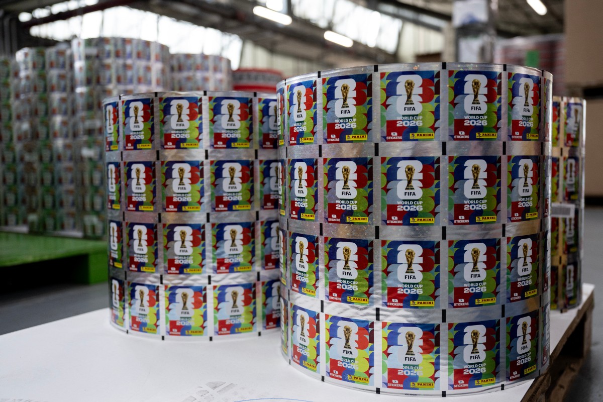 ملصقات بانيني لكأس العالم 2026. (أ ف ب)