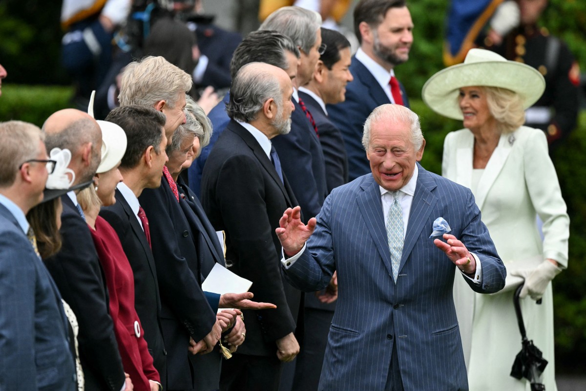 الملك تشارلز وكاميلا في الولايات المتحدة (أ ف ب)