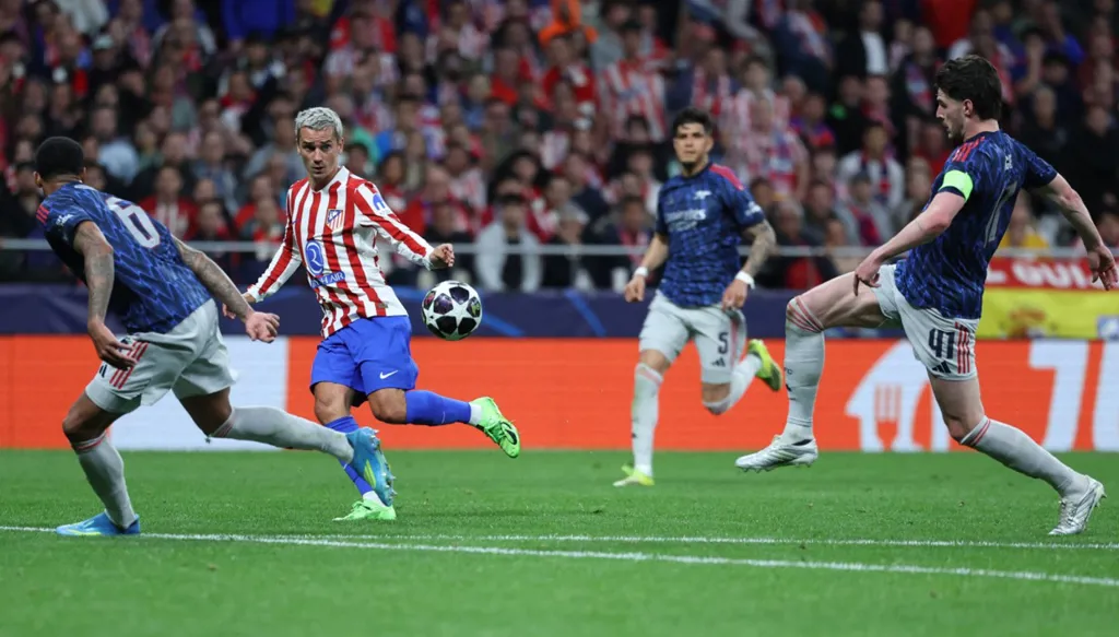 من المباراة. (أ ف ب) 