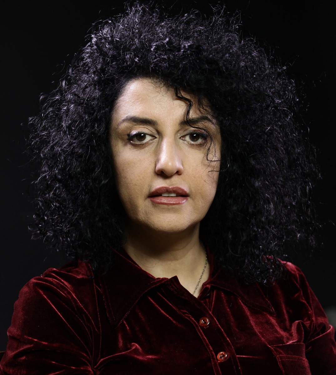 الناشطة نرجس محمدي (أ ف ب).