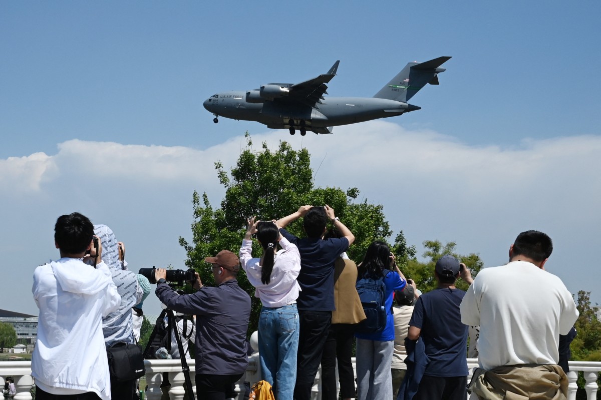 طائرة C-17 غلوبماستر III التابعة للقوات الجوية الأميركية (أ ف ب)