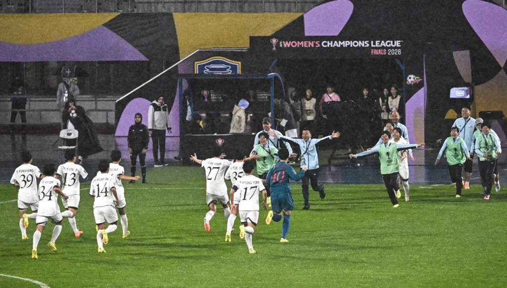 فريق كوري شمالي يهزم الجنوب ويبلغ نهائي أبطال آسيا للسيدات