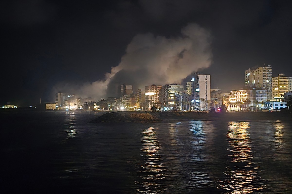 غارات إسرائيلية جنوب لبنان. (أ ف ب)