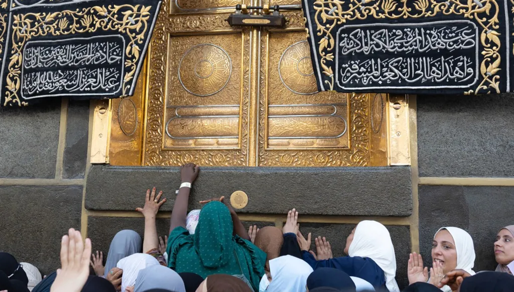 الكعبة المشرّفة في مكة المكرمة (أ ف ب).
