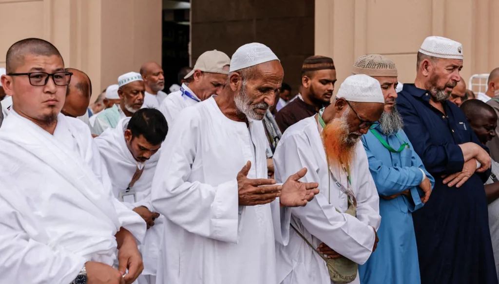 حجاج بيت الله الحرام (أ ف ب).