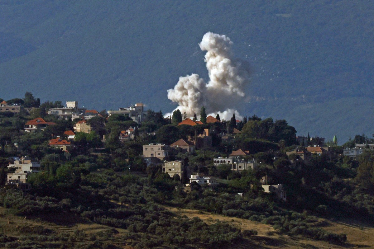 غارات إسرائيلية على جنوب لبنان (أ ف ب).