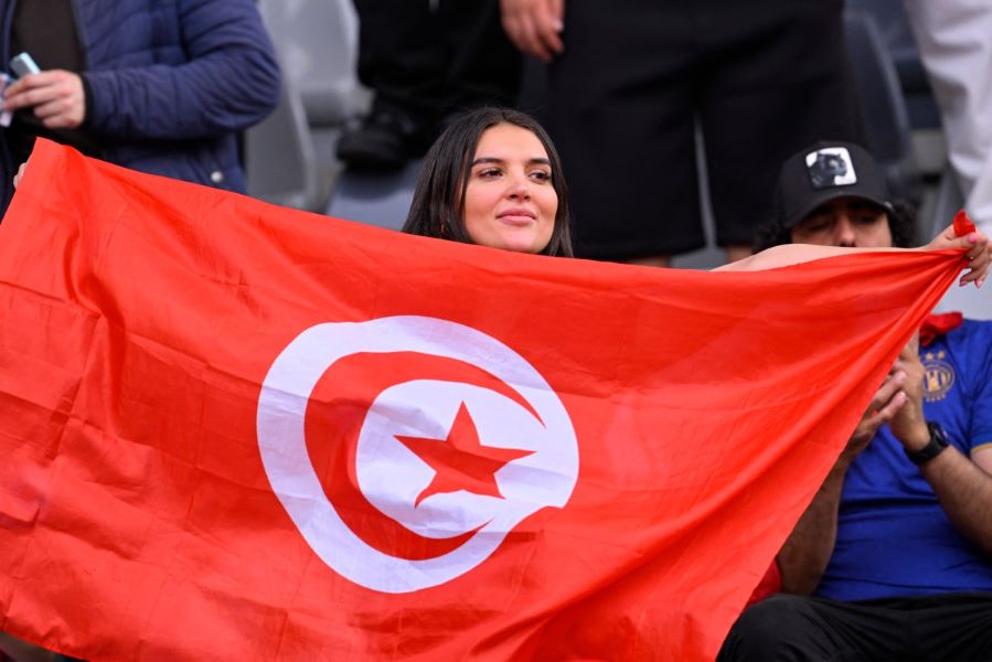 مشجعة تونسية. (أ ف ب)