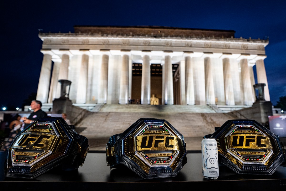 عرض UFC Freedom 250 في البيت الأبيض. (أ ف ب)
