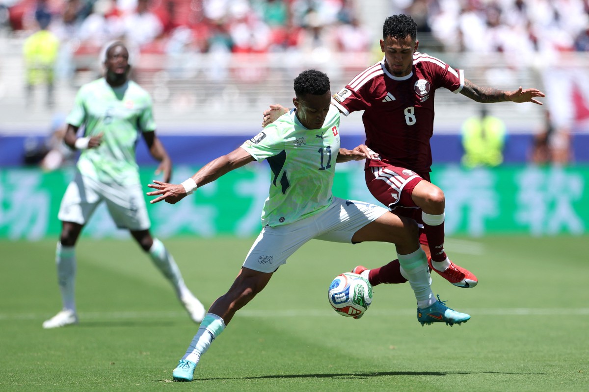 من مباراة قطر وسويسرا في كأس العالم 2026. (أ ف ب)