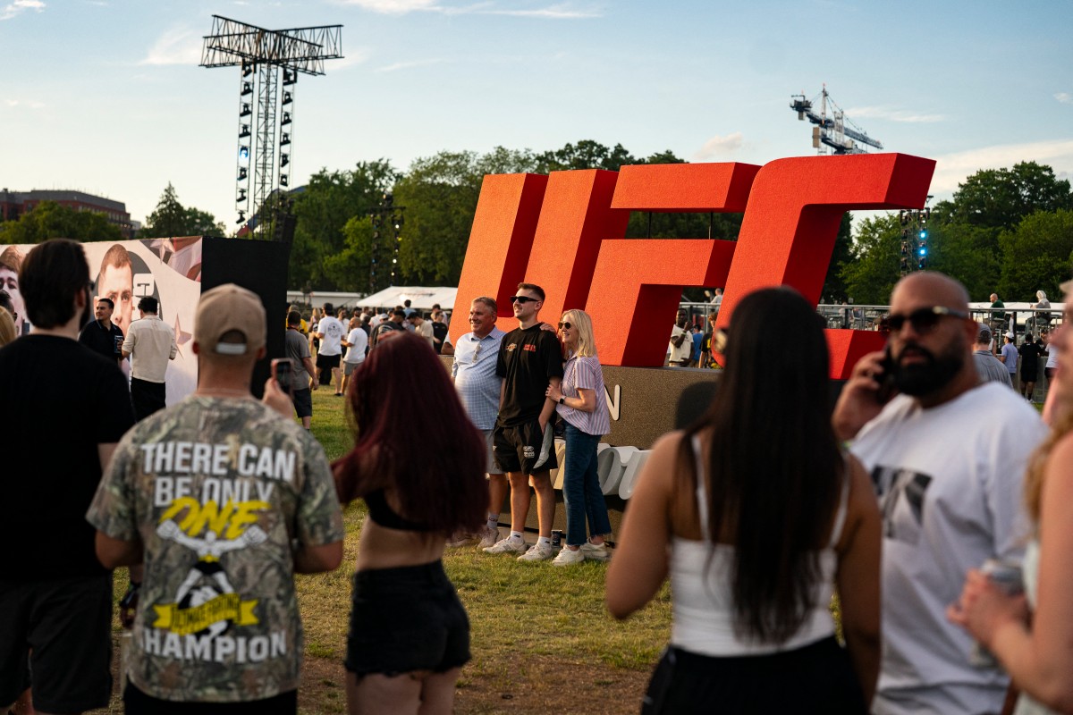 عرض UFC Freedom 250 في البيت الأبيض. (أ ف ب)