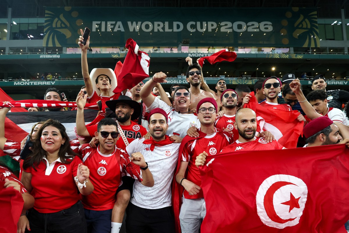 جمهور منتخب تونس. (أ ف ب)