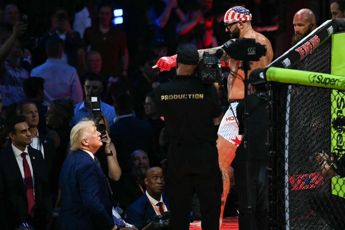 يوم تاريخي في البيت الأبيض بتنظيم UFC Freedom 250. (أ ف ب)