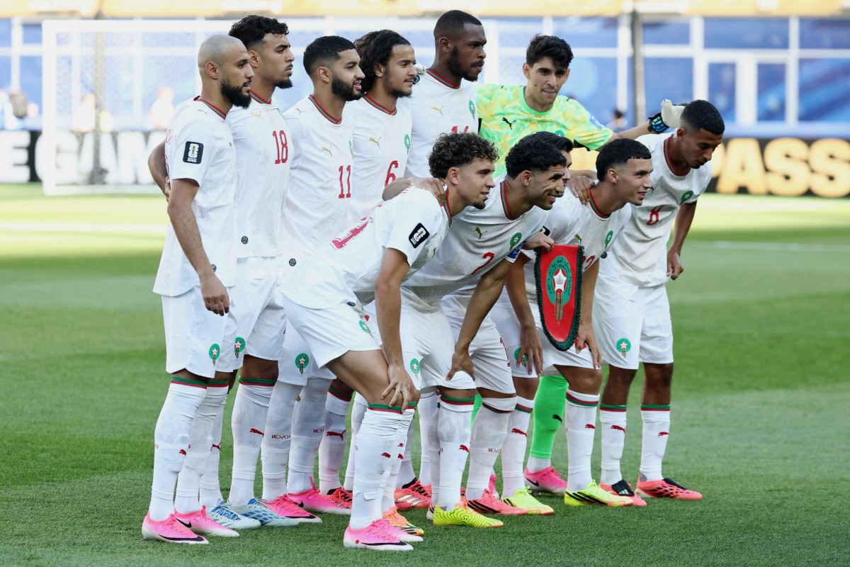 تشكيلة المغرب أمام اسكتلندا. (أ ف ب)