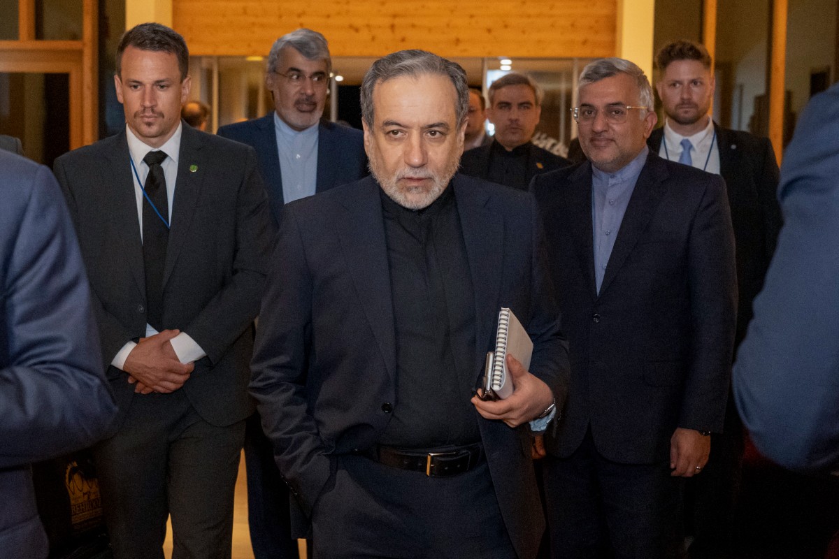 وزير الخارجية الإيراني عباس عراقجي (أ ف ب).