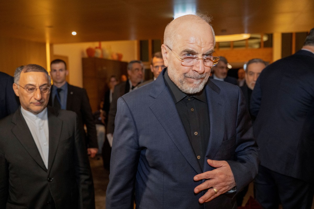 محمد باقر قاليباف (أ ف ب).