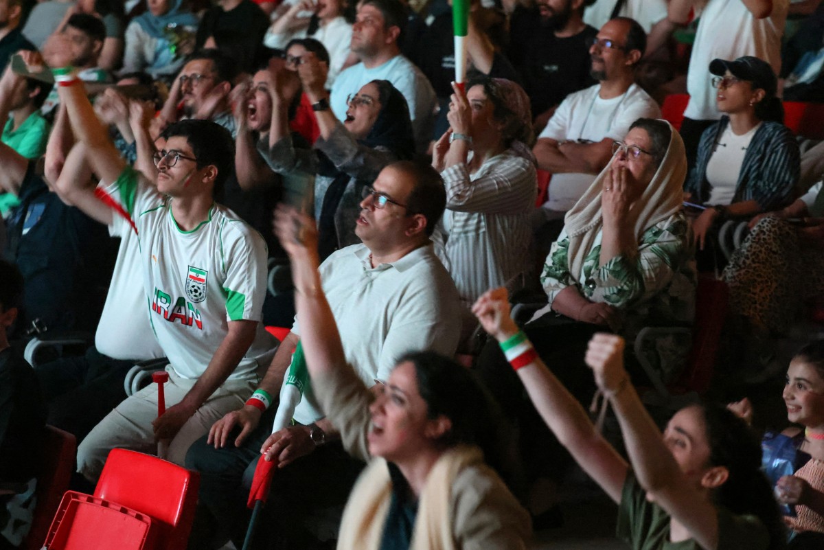 جماهير إيران في كأس العالم 2026. ( أ ف ب)