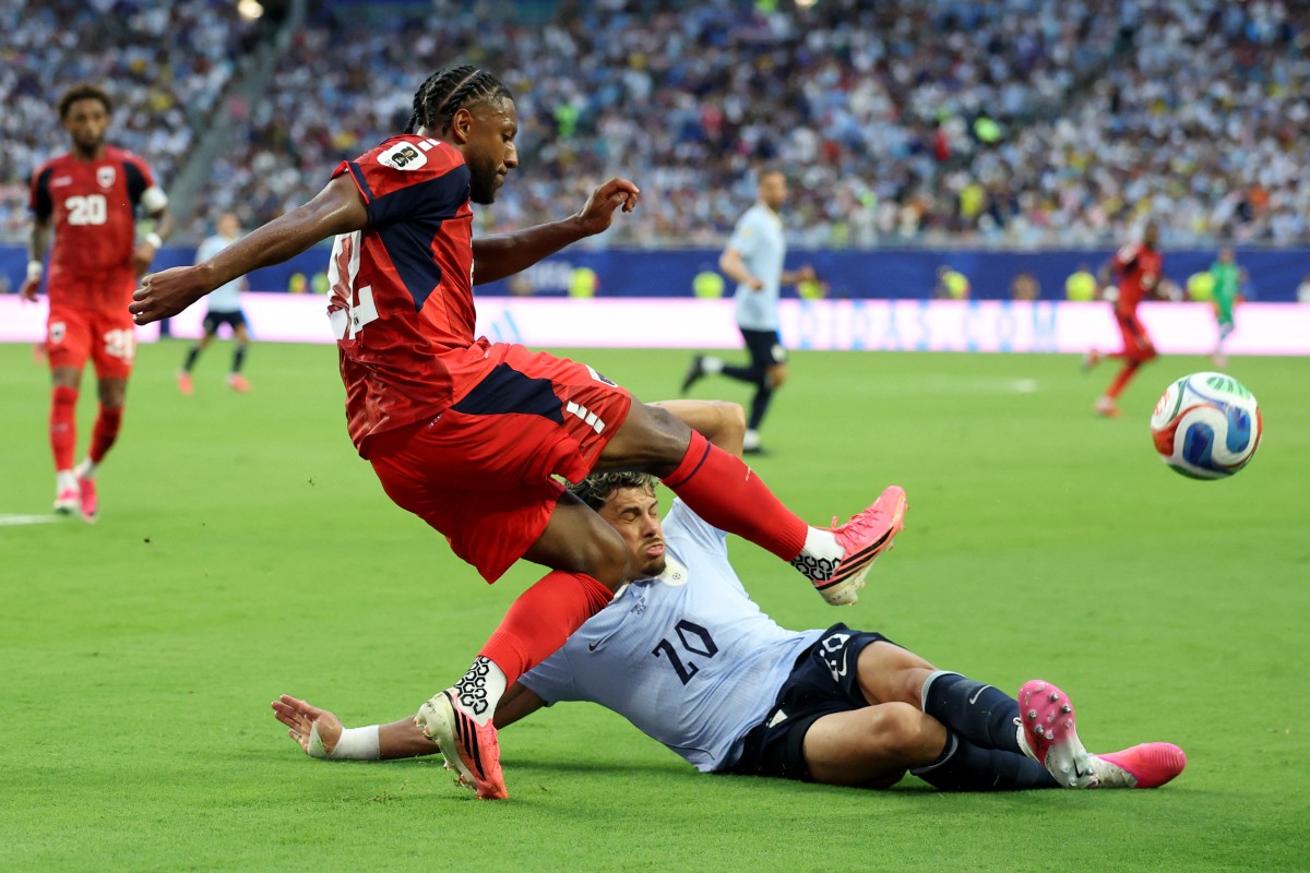 من مباراة أوروغواي والرأس الأخضر في كأس العالم 2026. (أ ف ب)