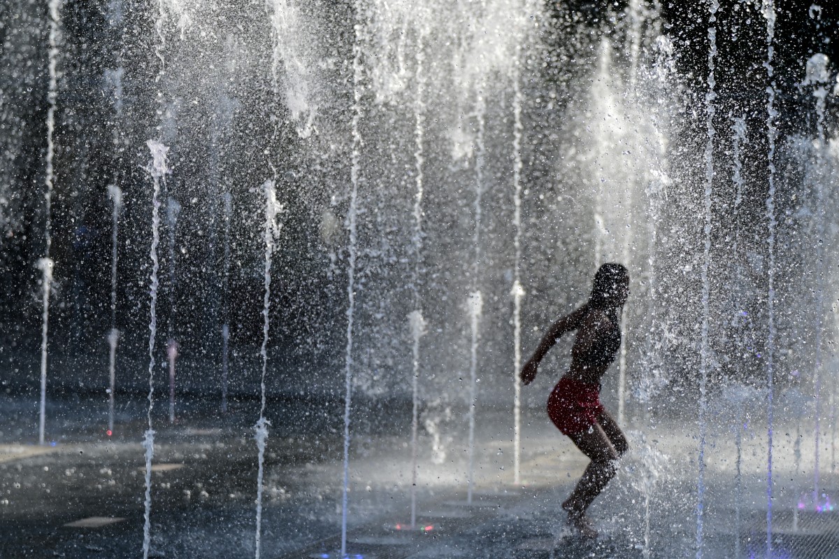 المشهد من جنوب فرنسا (أ ف ب).