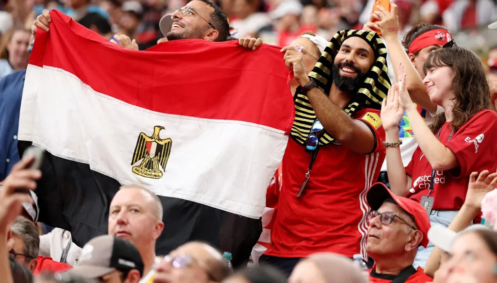 من جمهور مصر. (أ ف ب) 