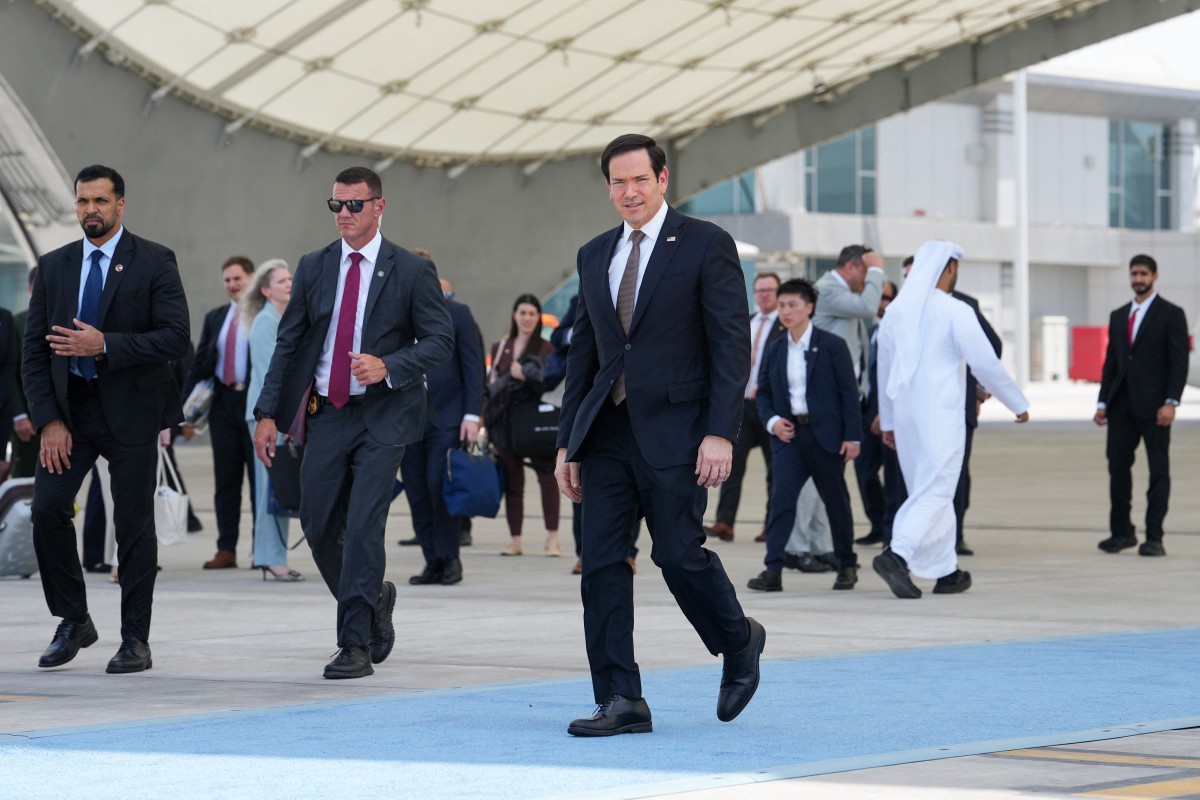 روبيو في الإمارات. (أ ف ب)
