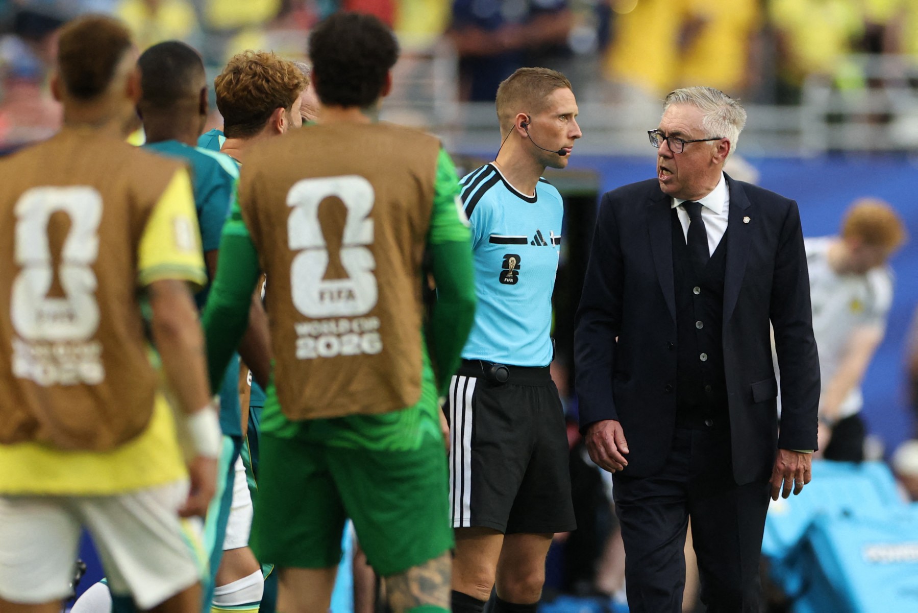 من مباراة البرازيل واسكتلندا في كأس العالم 2026. (أ ف ب)