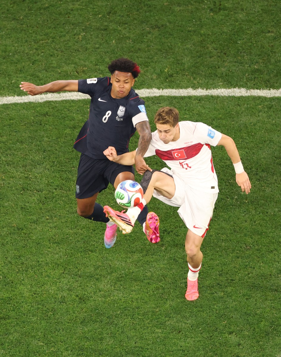تركيا ضد الولايات المتحدة في كأس العالم 2026. (أ ف ب)