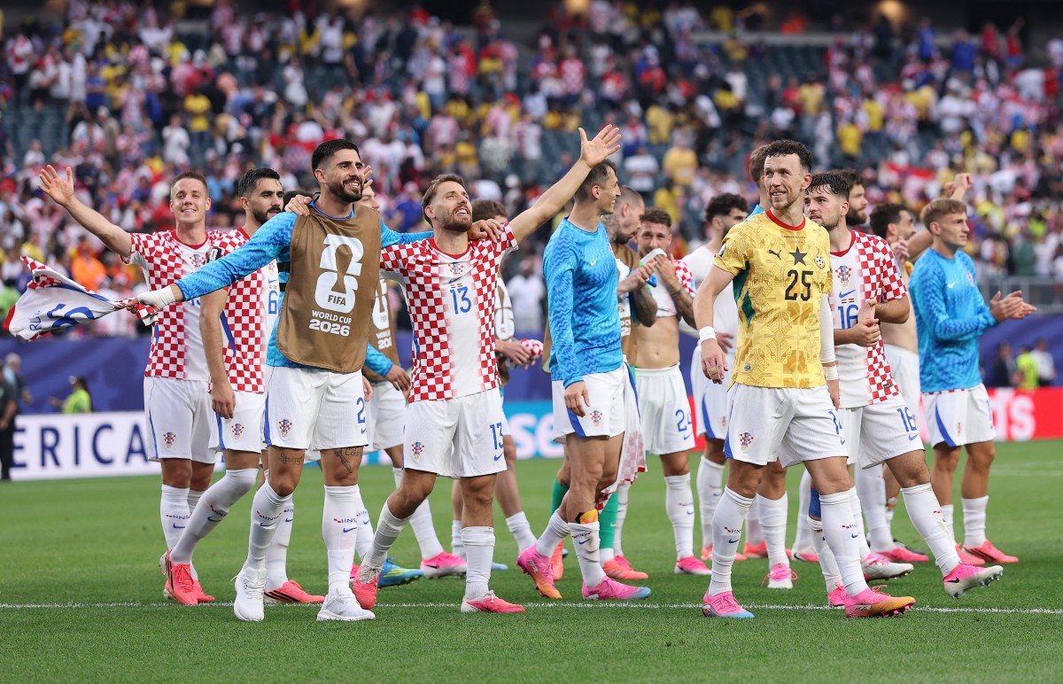 لاعبو منتخب كرواتيا. (أ ف ب)