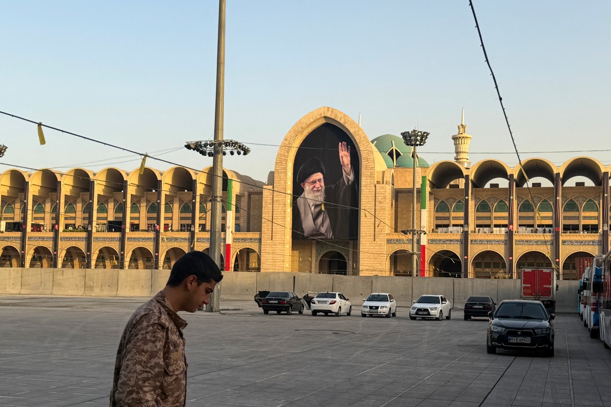 مصلّى الإمام الخميني. (أ ف ب)