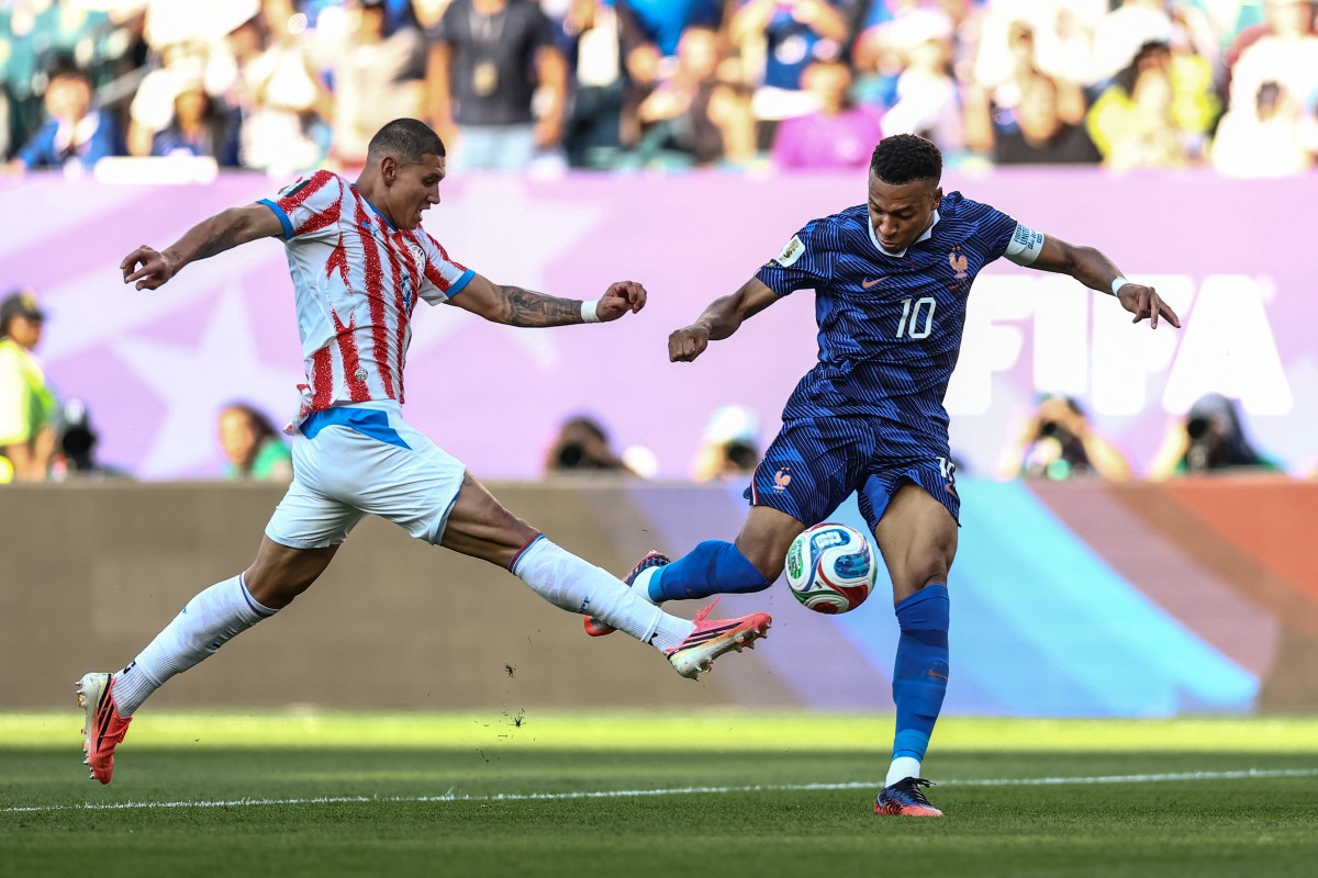 فرنسا ضد باراغواي في كأس العالم 2026. (أ ف ب)