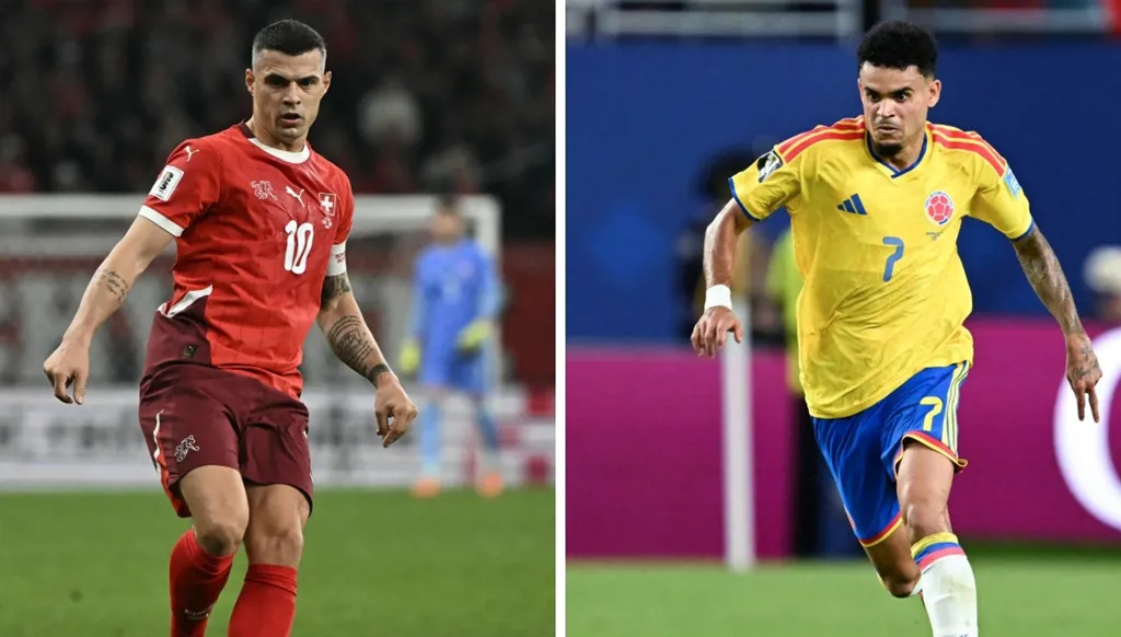 موعد مباراة سويسرا ضد كولومبيا في كأس العالم 2026 والقنوات الناقلة