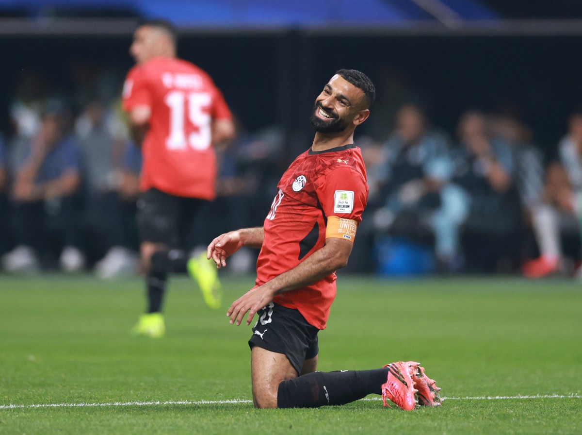 النجم المصري محمد صلاح. (أ ف ب)