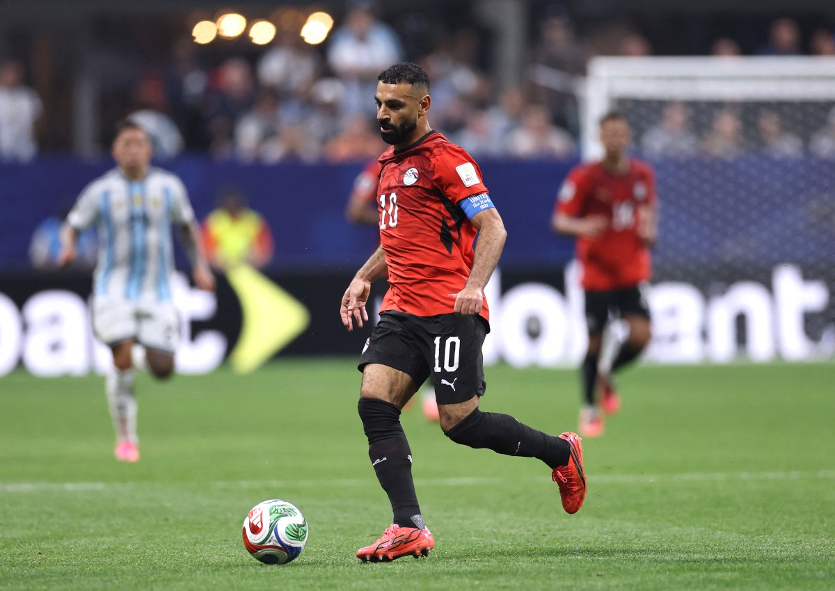 النجم المصري محمد صلاح. (أ ف ب)